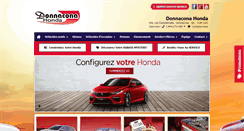 Desktop Screenshot of donnaconahonda.com