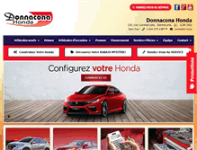 Tablet Screenshot of donnaconahonda.com